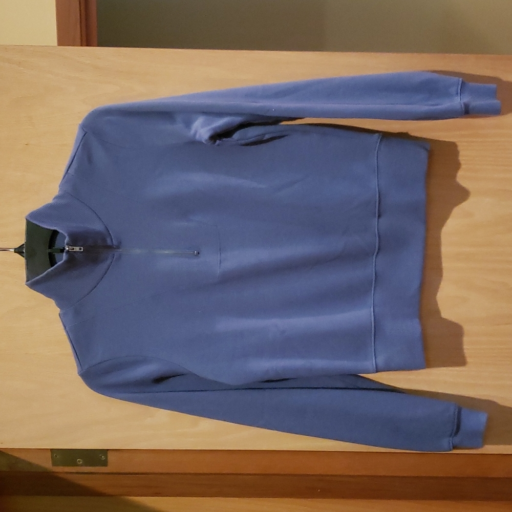 Love, fire, Women's, Cobalt Blue, Sweatshirt w/half zipper, Size Medium